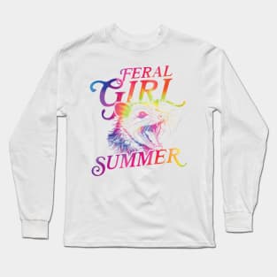 Feral Girl Summer Long Sleeve T-Shirt